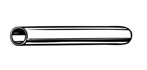 Brass Decorative Drapery Rod - 1 1/2'' Diameter