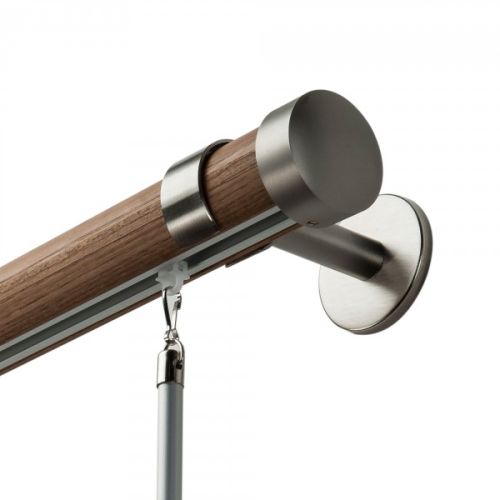 Tknoe 40 Wood Traverse Rod