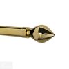 Caliente - Brass Curtain Rod Finial